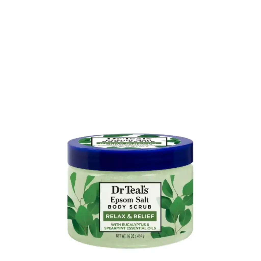 Dr Teal's Eucalyptus & Spearmint Body Scrub 16oz/3