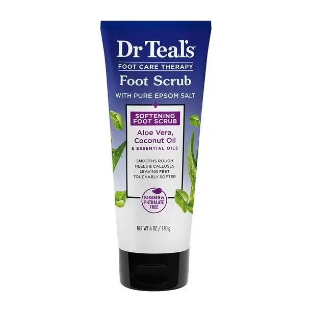 Dr Teal’s Epsom Salt Exfoliant Foot Scrub 6oz /12
