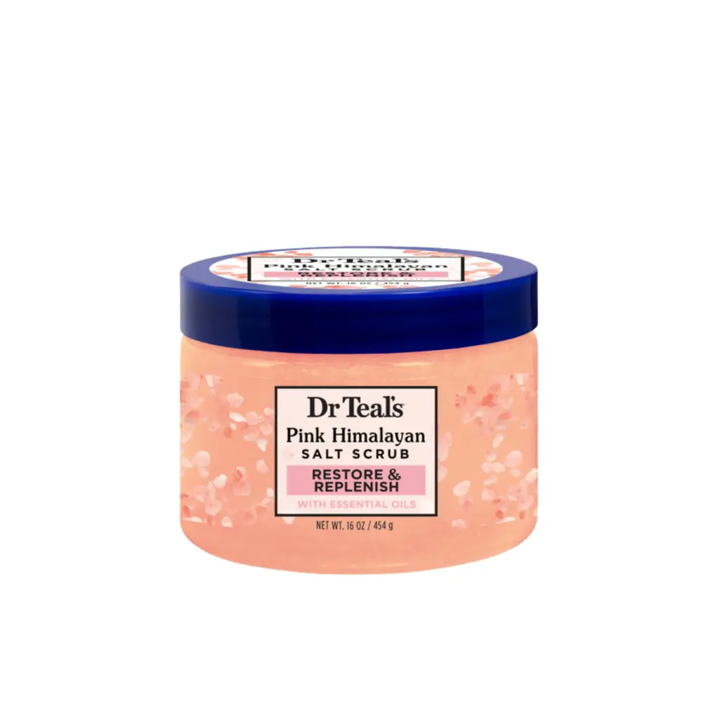 Dr Teal’s Pink Himalayan Salt Scrub 16oz 3/12