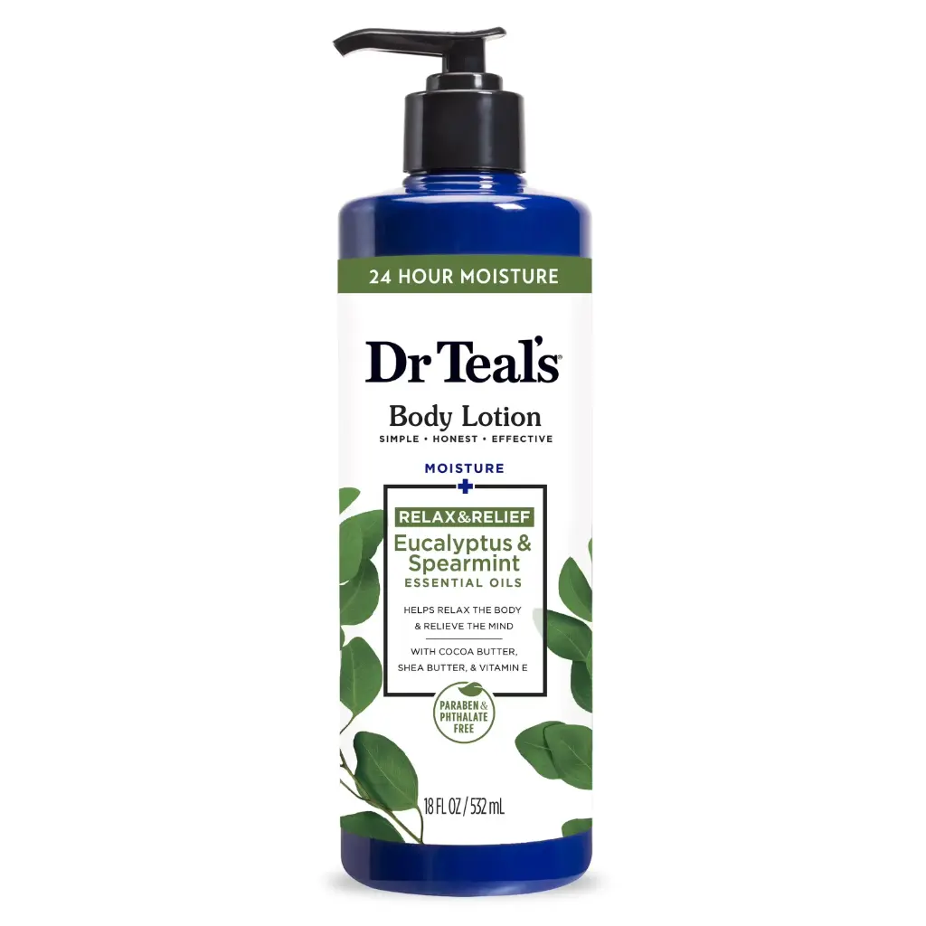 Dr Teal’s Eucalyptus & Spearmint Body Lotion 18oz /12