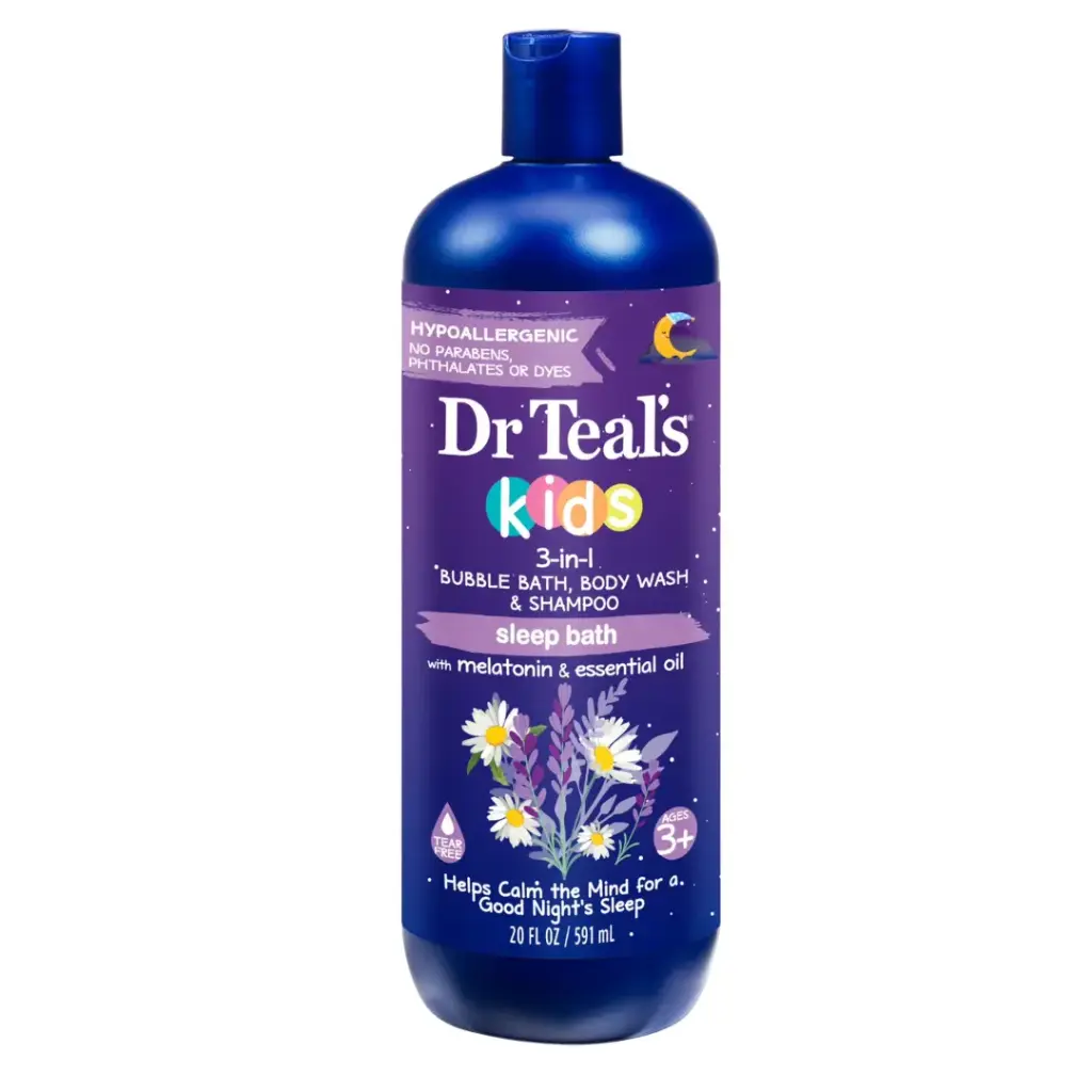 Dr Teal's Kids Bodywash 3in1 Melatonin 20oz/12