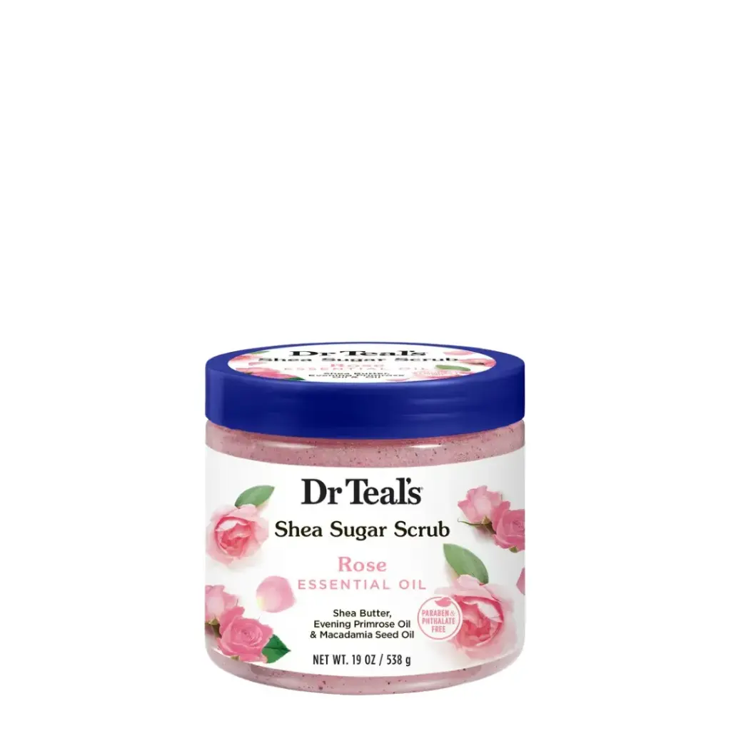 Dr Teal's Shea Suger Scrub Rose 19oz