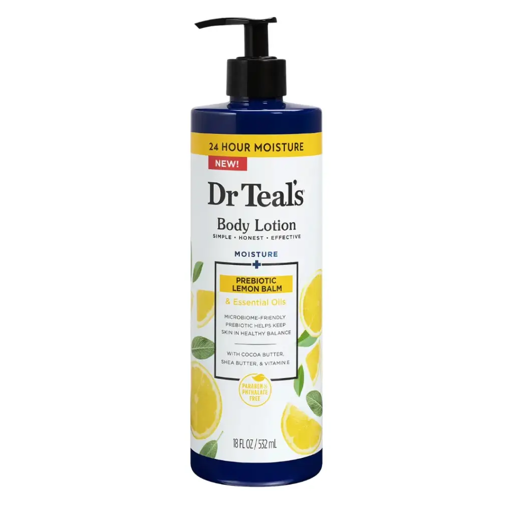 Dr Teal’s Prebiotic Lemon Balm & Sage Body Lotion 18oz /12