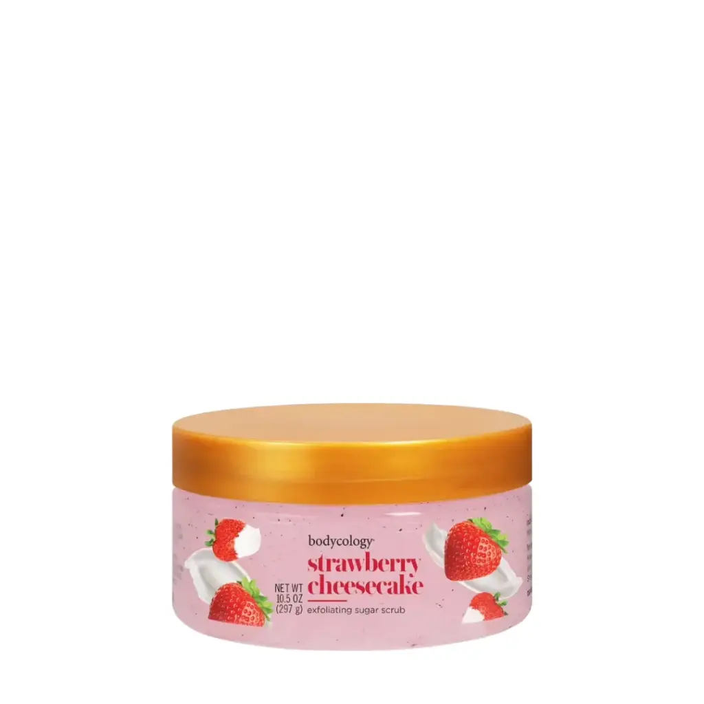 Bodycology Strawberry Cheese Cake Exfoliating Scrub 10.5Oz