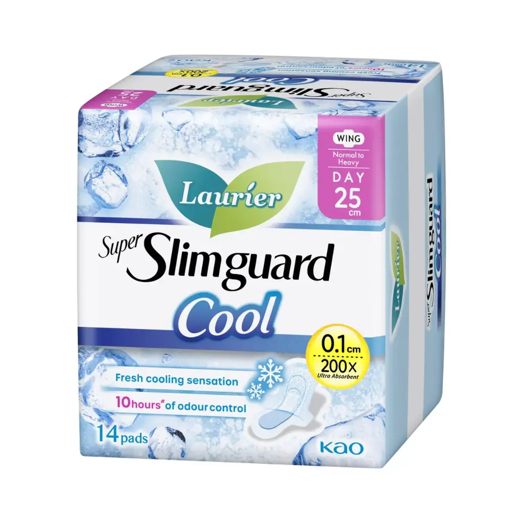 Laurier Super Slimguard Cool Day 25cm 14S/12