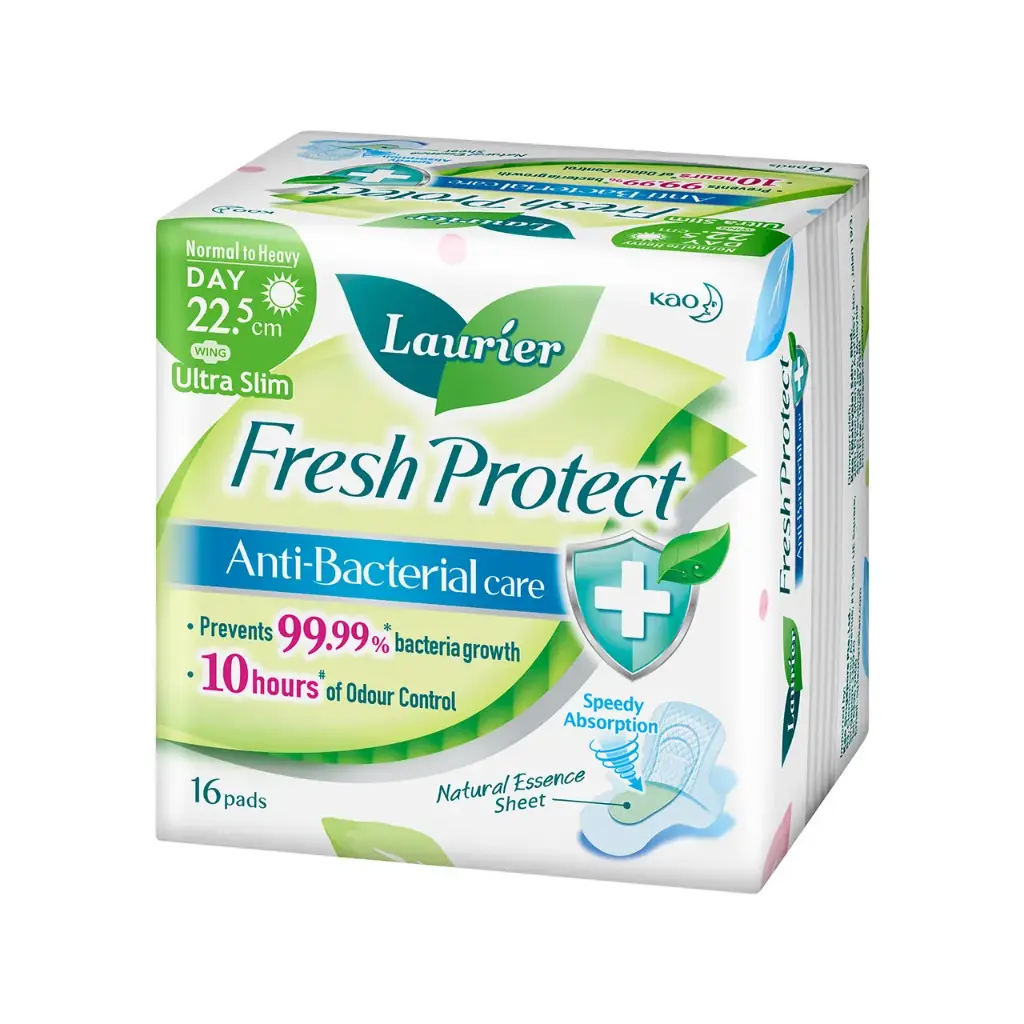 Laurier Fresh Protect Day Ultra Slim 22.5cm 16s/12