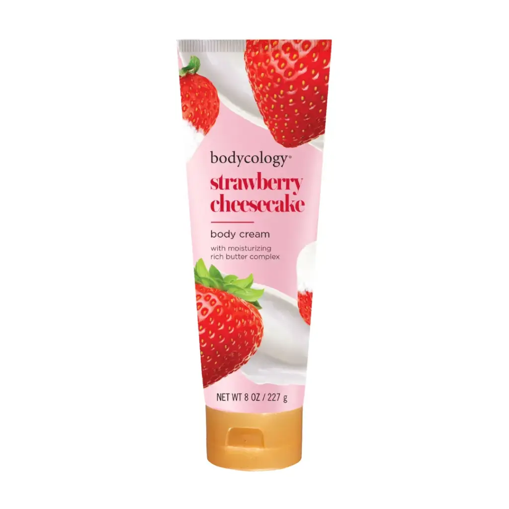 Bodycology Strawberry Cheese Cake Body Cream 8oz 4/12