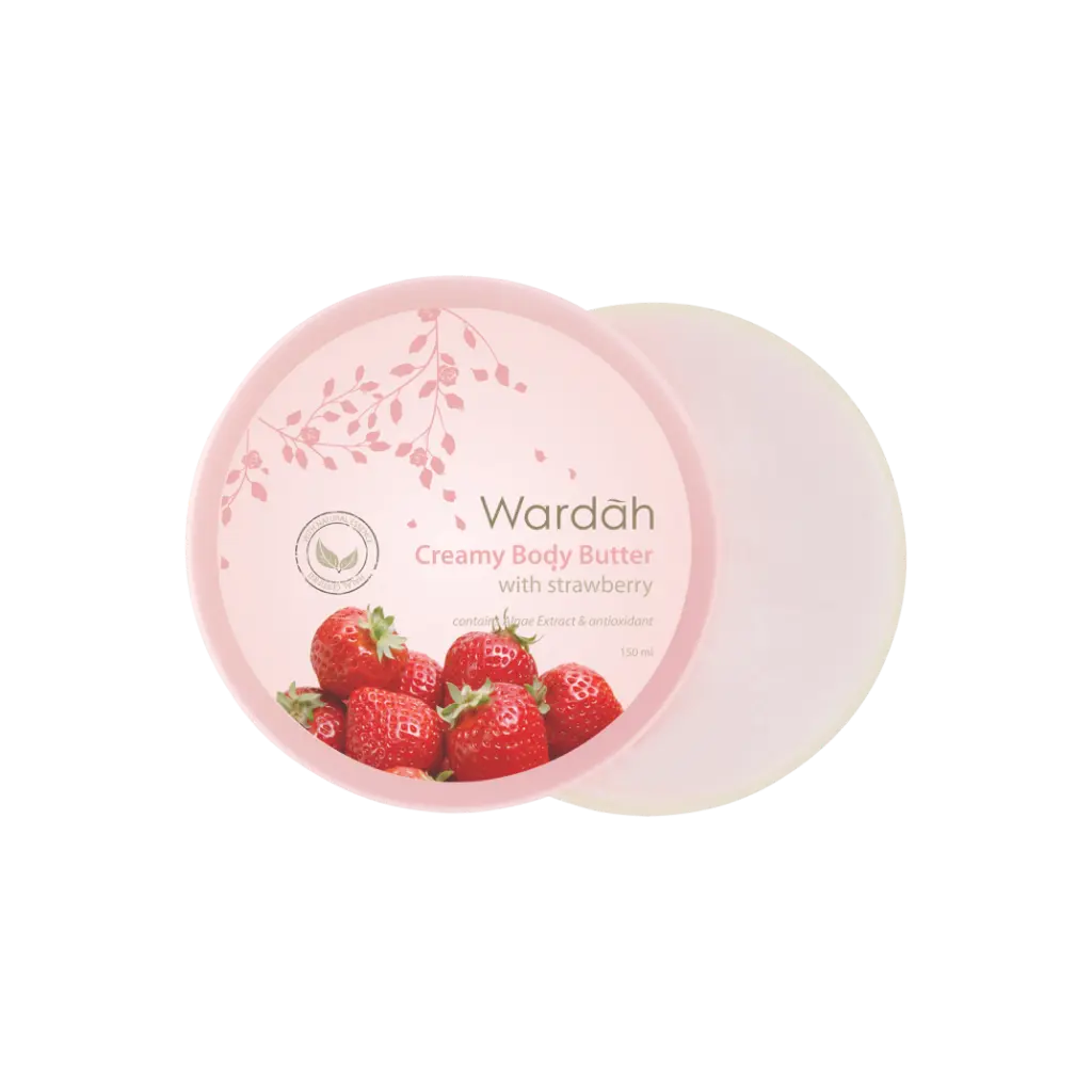 [Wardah] Creamy Body Butter With Strawberry 50ml