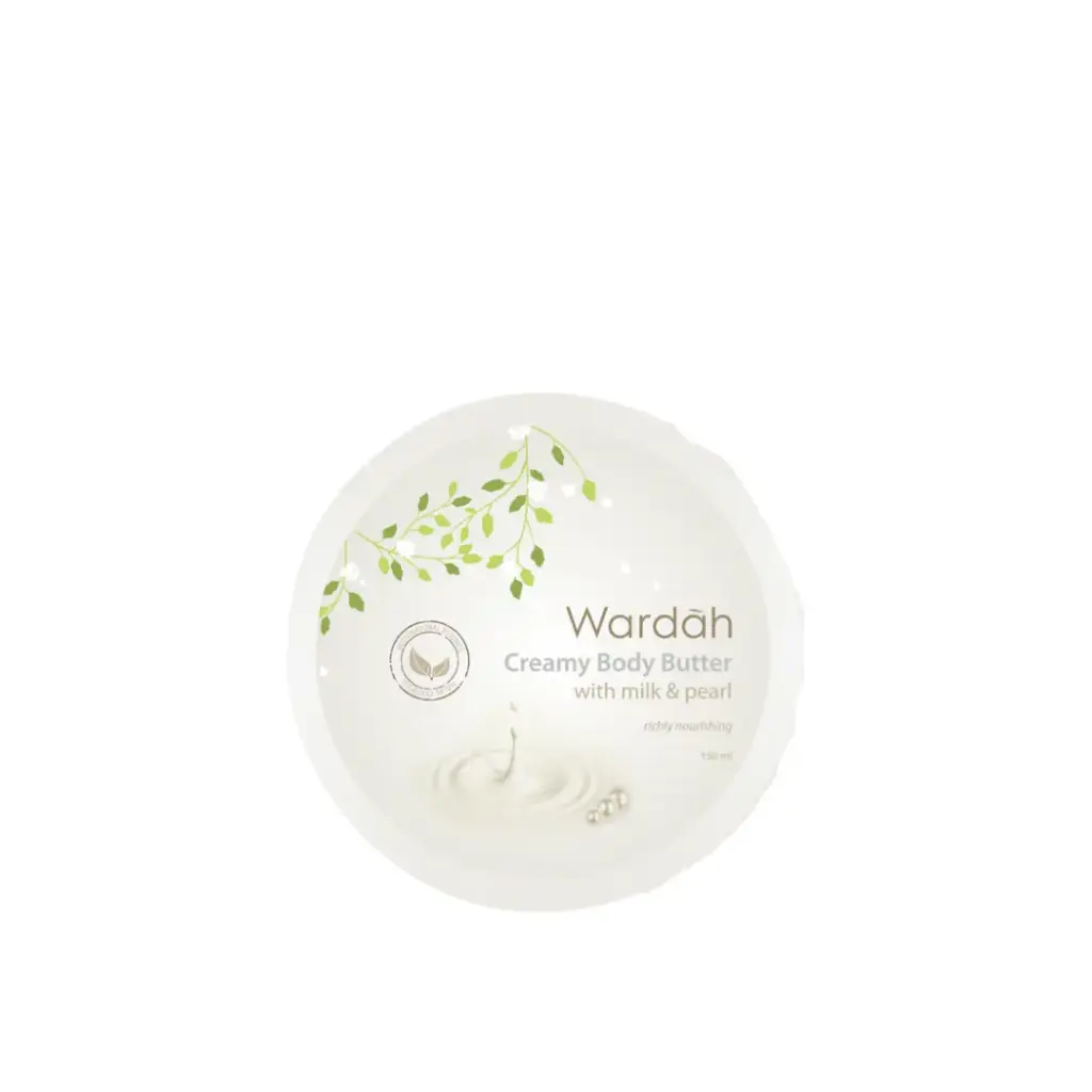 [Wardah] Creamy Body Butter With Milk & Pearl 50ml