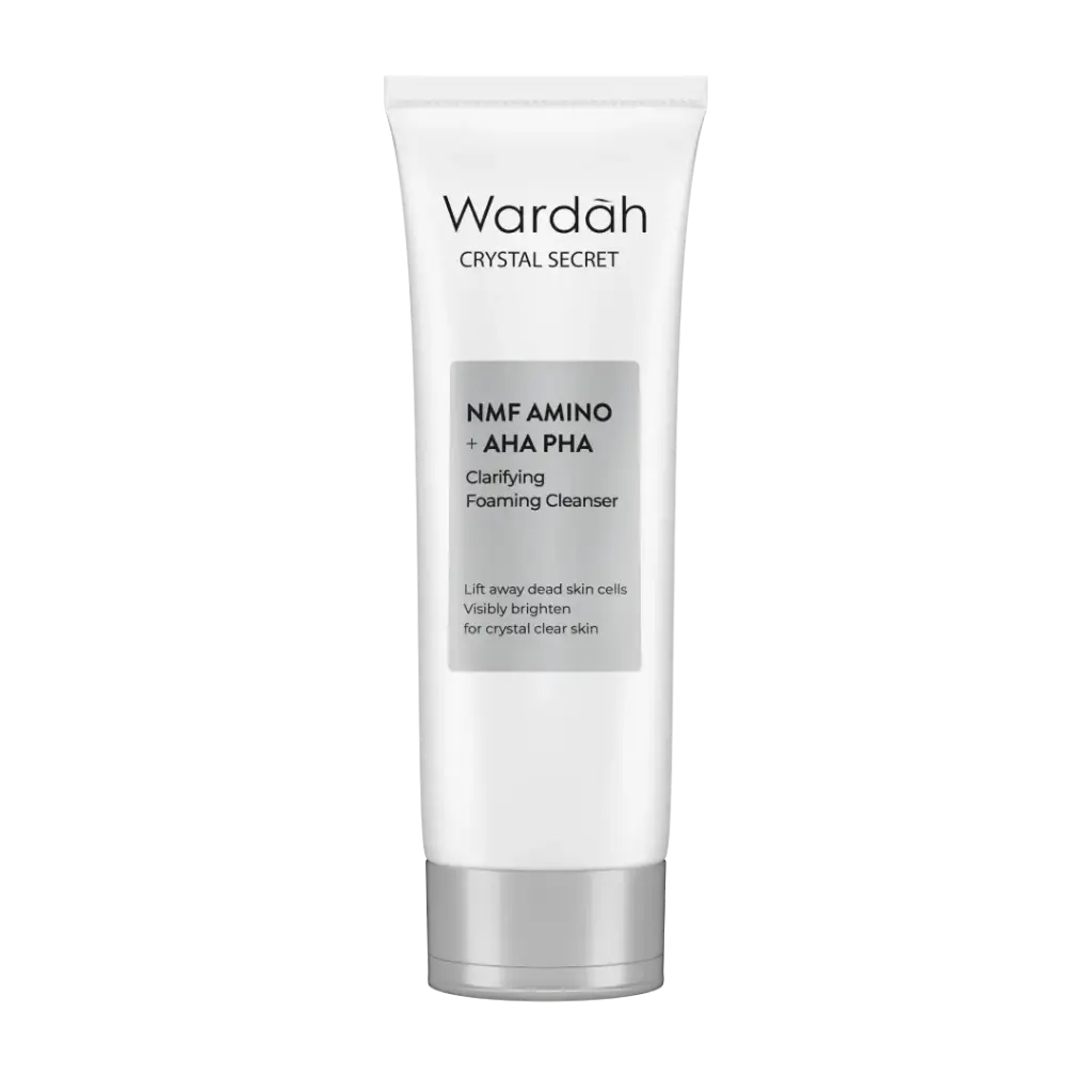 [Wardah] Crystal Secret NMF Amino + AHA PHA Clarifying Foaming Cleanser 100ml