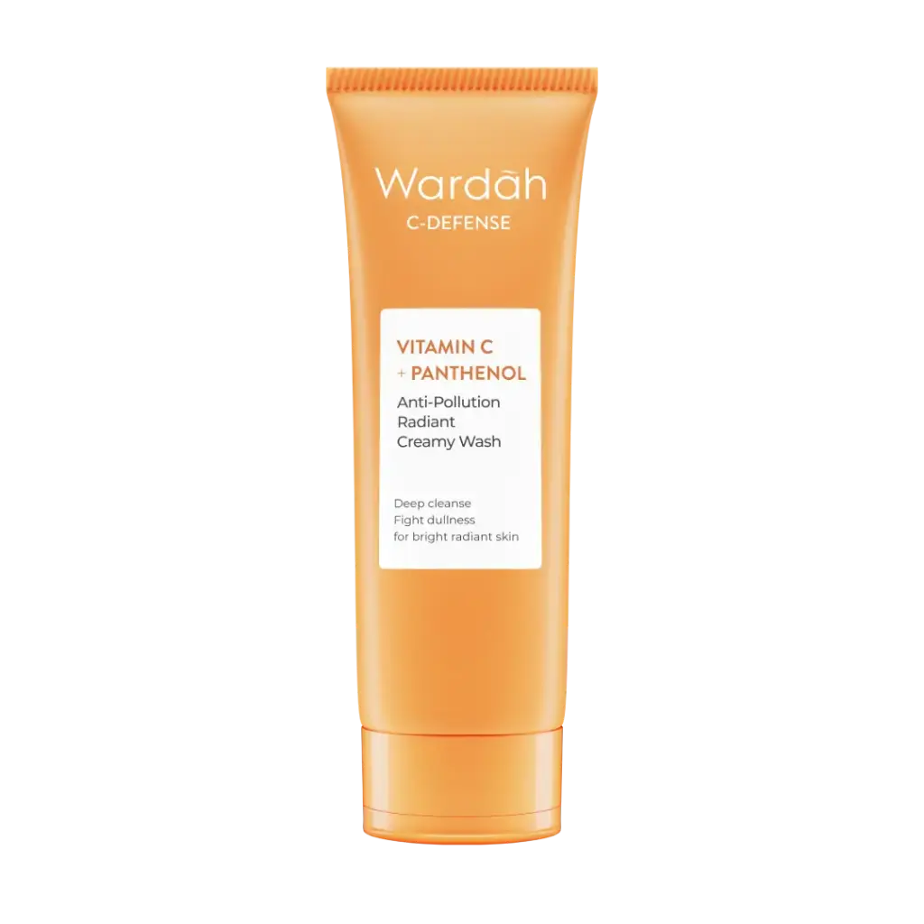 [Wardah] C-Defense Vitamin C + Panthenol Anti-Pollution Radiant Creamy Wash 50ml