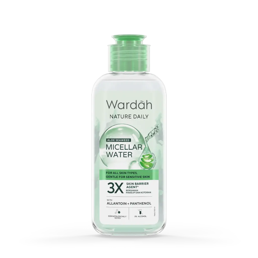 [Wardah] Nature Daily Aloe Seaweed Micellar Water 100ml