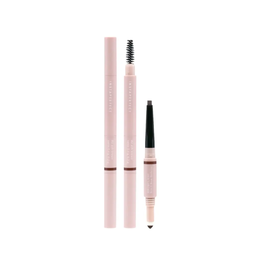 [Instaperfect] Browflash 3-in-1 Brow Perfector 02 Ash Brown 0.6g