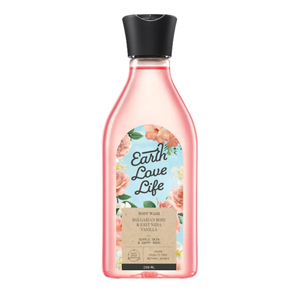[Earth Love] Life Bulgarian Rose & East Nusa Vanilla Body Wash 250 ml