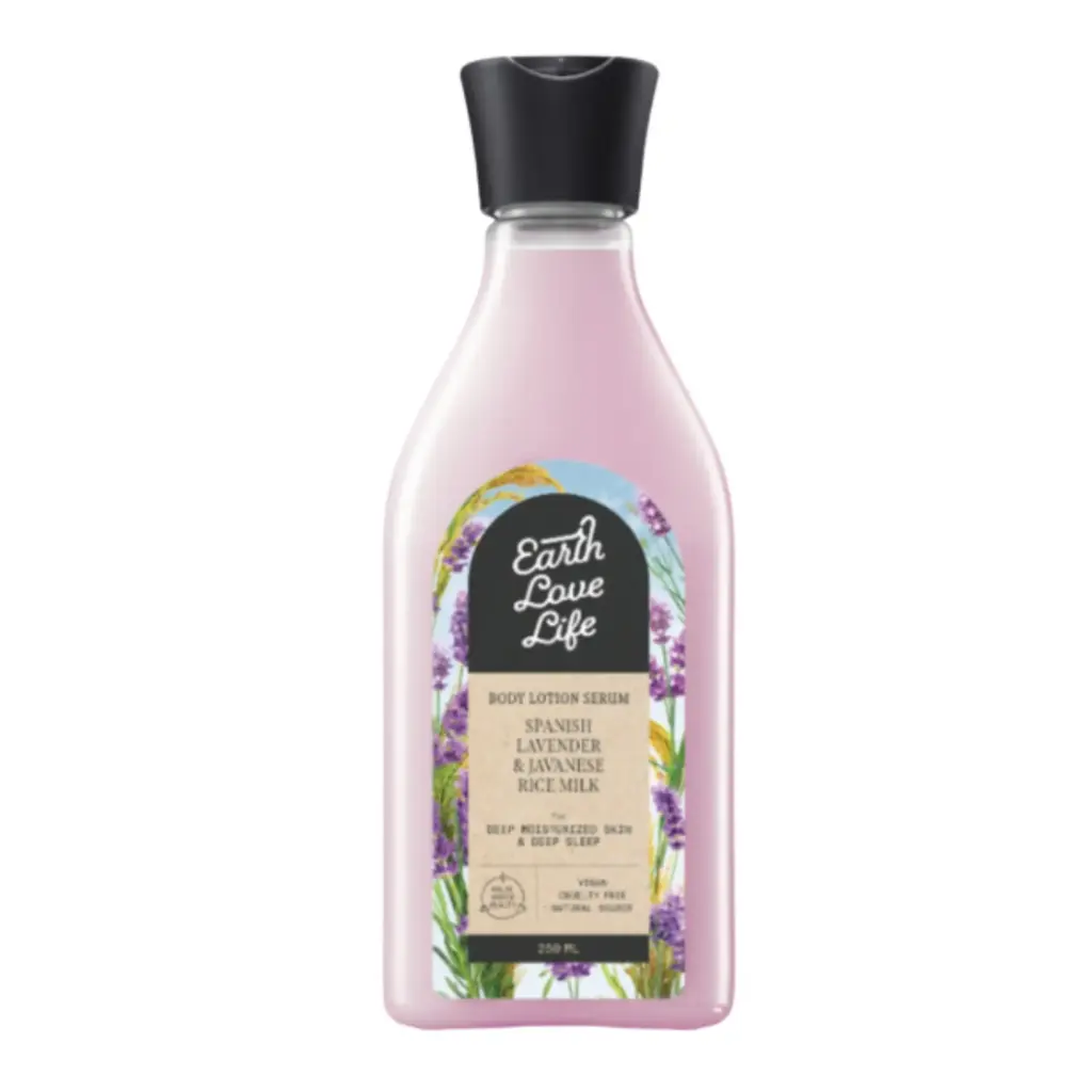 [Earth Love] Life Spanish Lavender & Javanese Rice Milk Body Lotion Serum 250ml