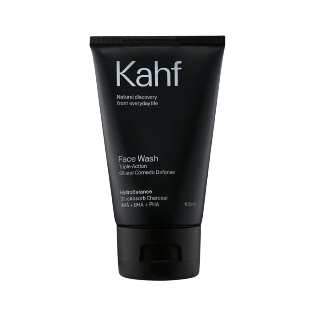 [Kahf] Triple Action Oil and Comedo Defense Face Wash 100ml