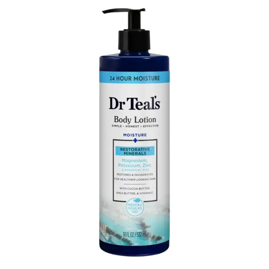 Dr Teal's Restorative Minerals Body Lotion 18oz /12 