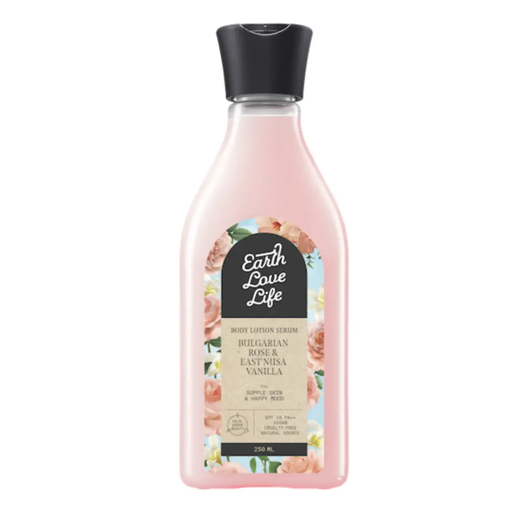 [Earth Love] Life Bulgarian Rose & East Nusa Vanilla Body Lotion Serum 250ml