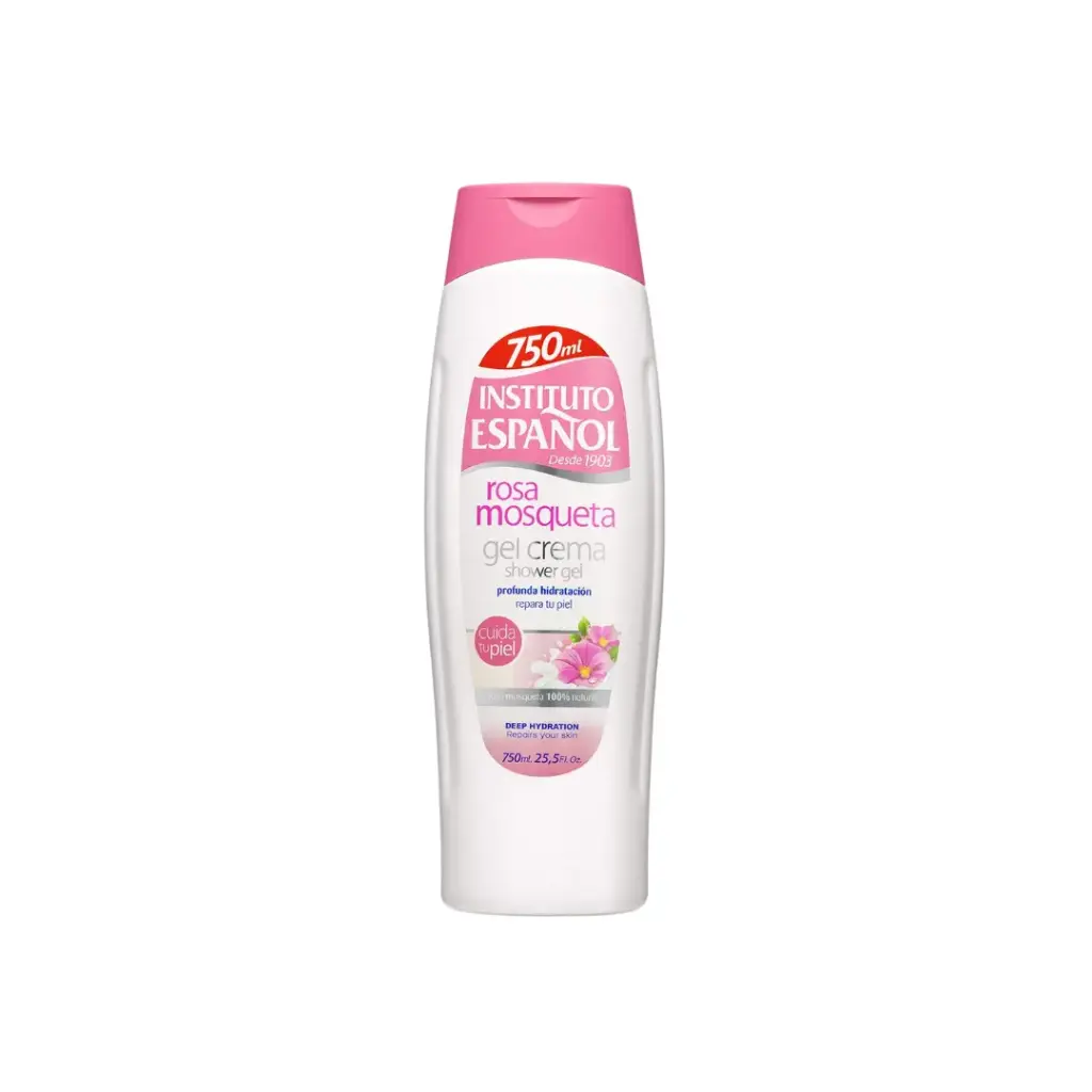 [Instituto Español] Gel Rosa Mosqueta (Pink Rose Hip Shower Gel) 750 ml/6