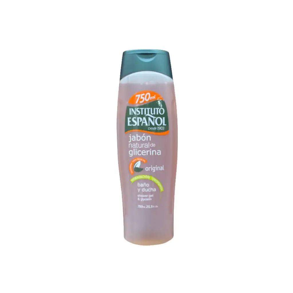 [Instituto Español] Jabon Natural Glicerina (Natural Glycerin Soap) 750 ml/6