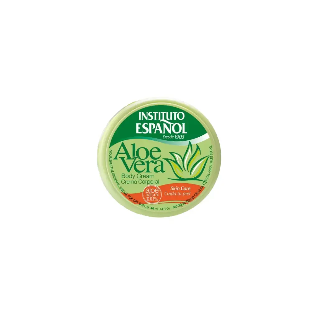 [Instituto Español] Expositor Tarro Aloe (Aloe Cream Jar) 40 ml/6