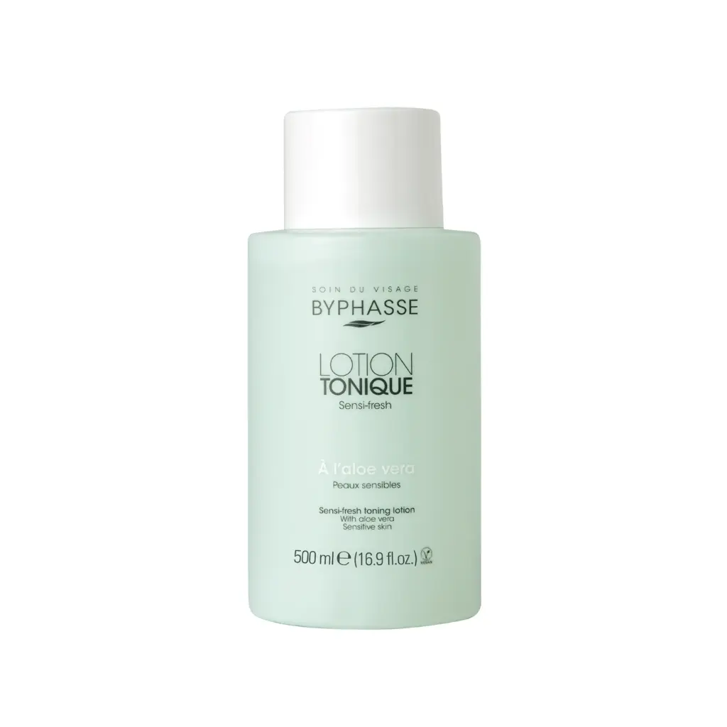 [Byphasse] Sensi-Fresh Toning Lotion Aloe Vera Sensitive Skin 500ML / 12