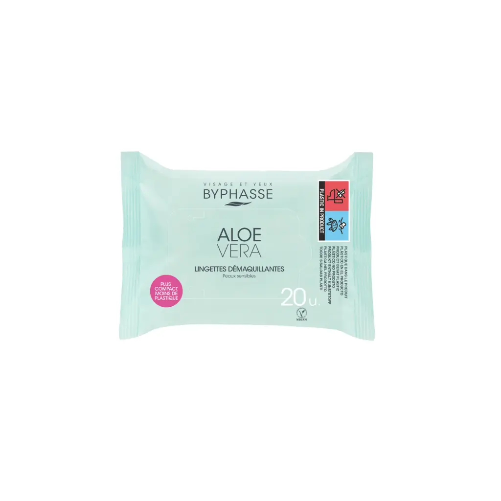 [Byphasse] Byphasse Make-Up Remover Wipes With Aloe Vera for Sensitive Skin 20 Units / 24