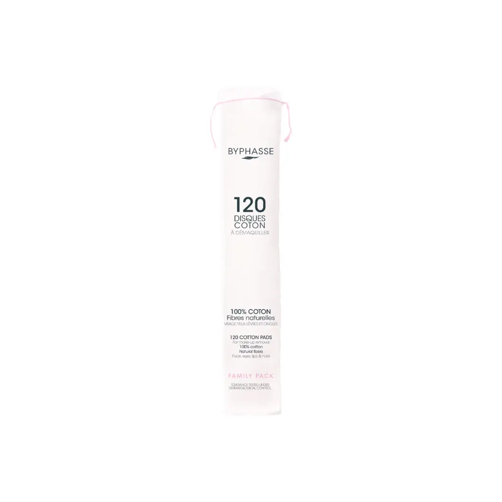 [Byphasse] 120 Cotton Pads For Make-Up Removal / 28