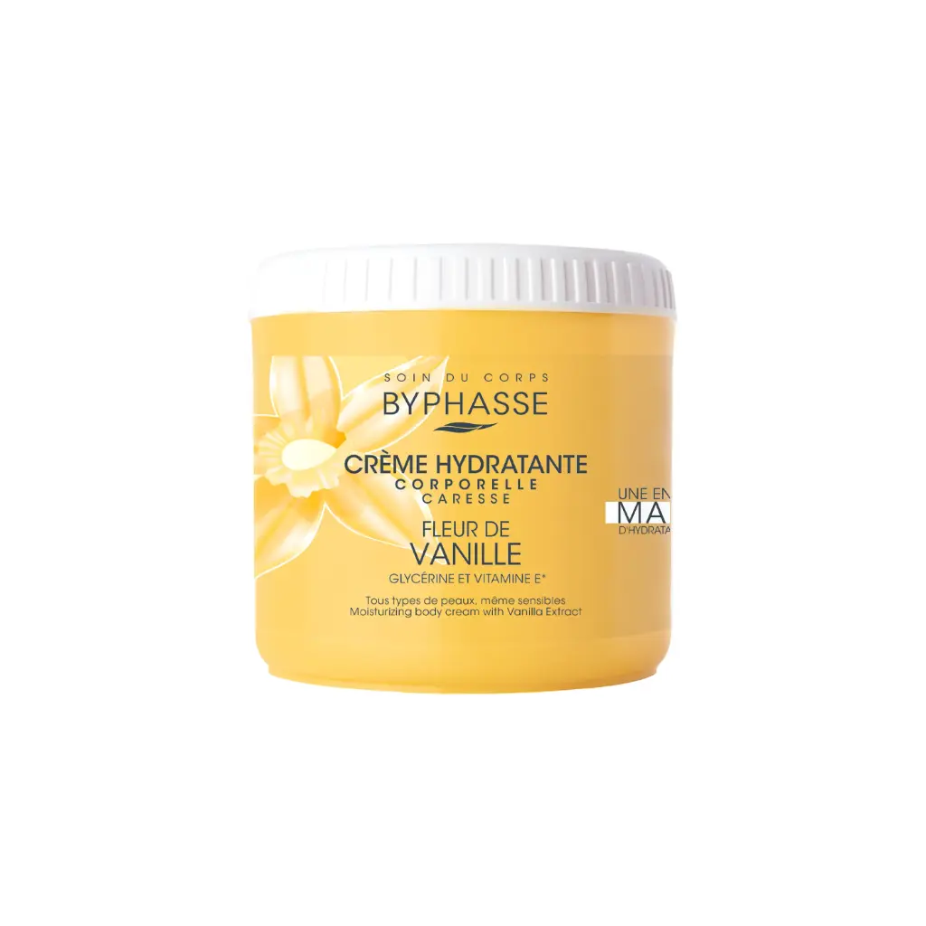 [Byphasse] Moisturizing Body Cream With Vanilla Extract 500 ML / 12