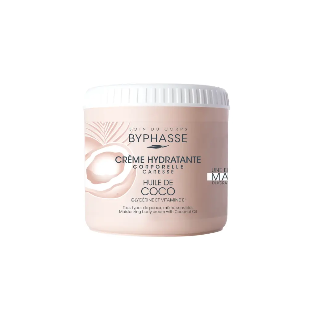 [Byphasse] Moisturizing Body Cream With Coconut Oil 500 ML / 12