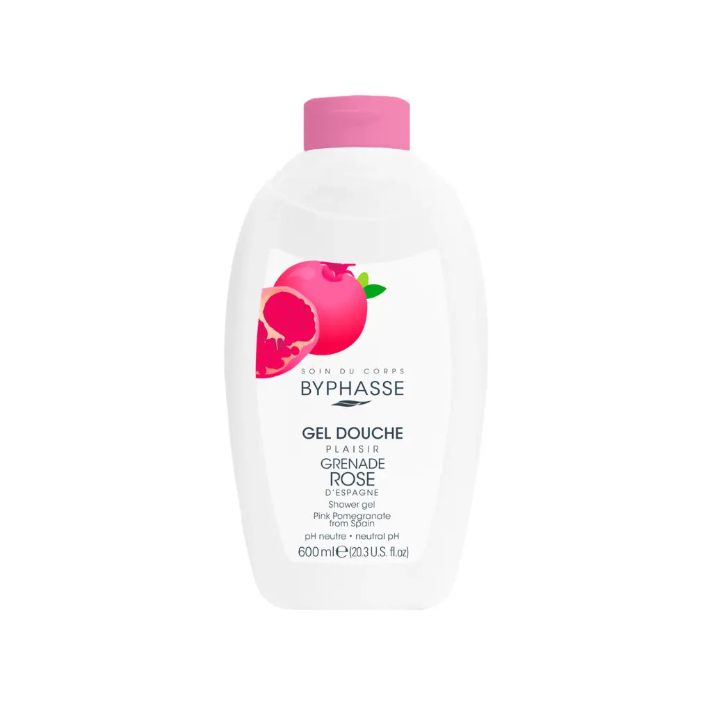 [Byphasse] Plaisir Shower Gel Pink Pomegranate 600 ML / 12