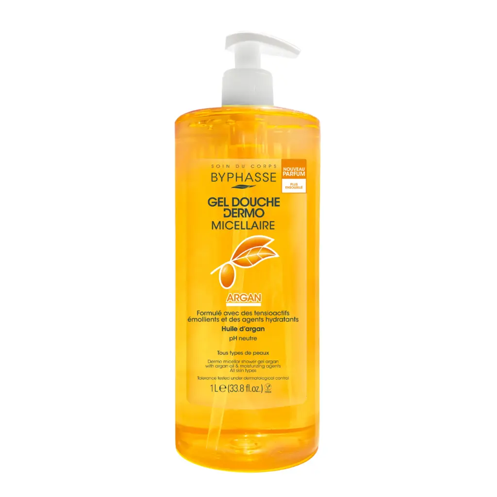 [Byphasse] Dermo Micellar Shower Gel Argan 1L / 12