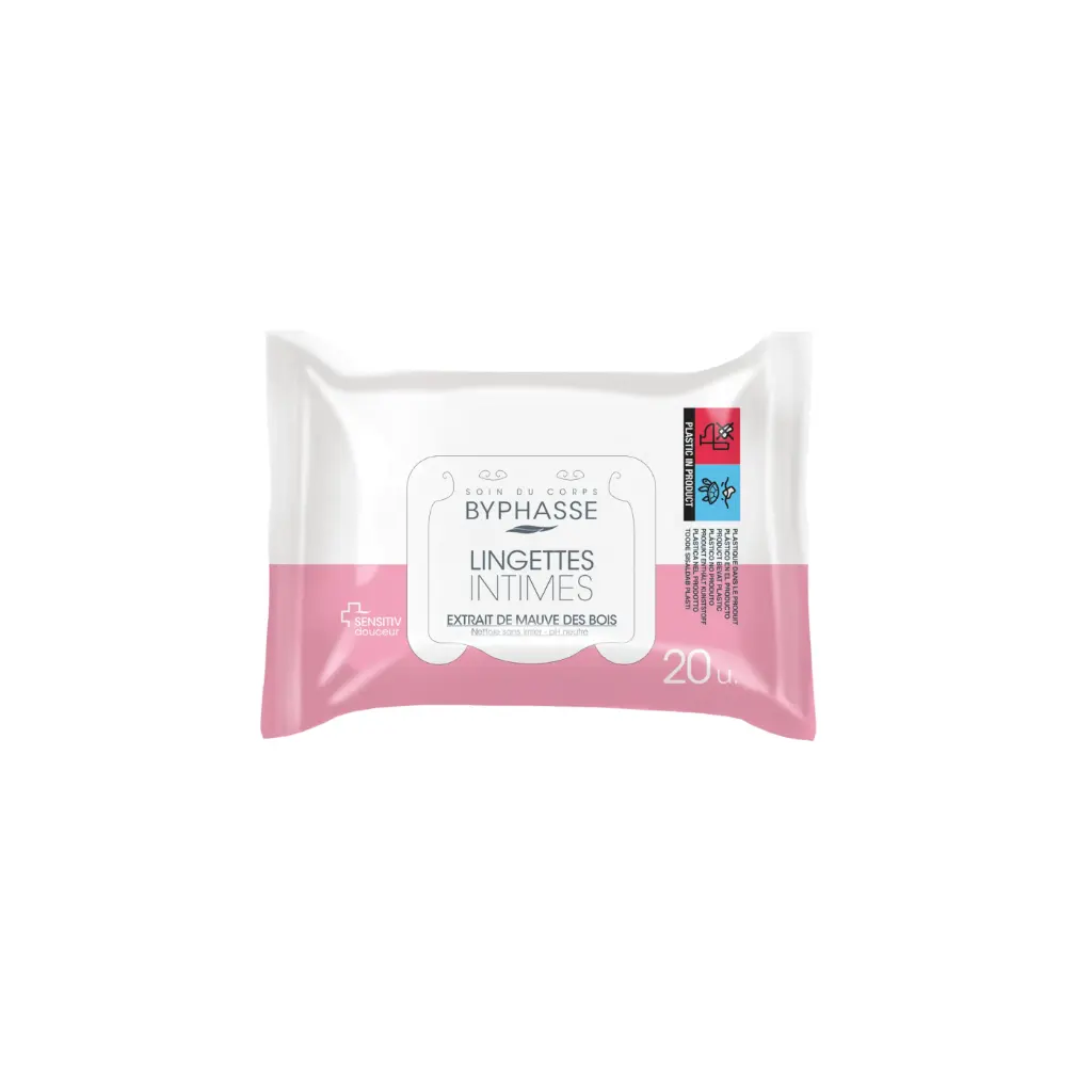 [Byphasse] Byphasse Sensitiv Douceur Intimate Wipes 20 Units / 36