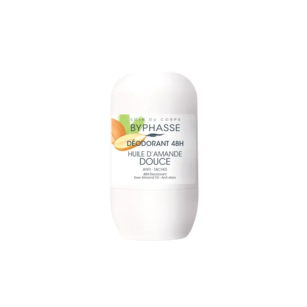 [Byphasse] 48H Deodorant Sweet Almond Oil (Roll-On) 50 ML / 12