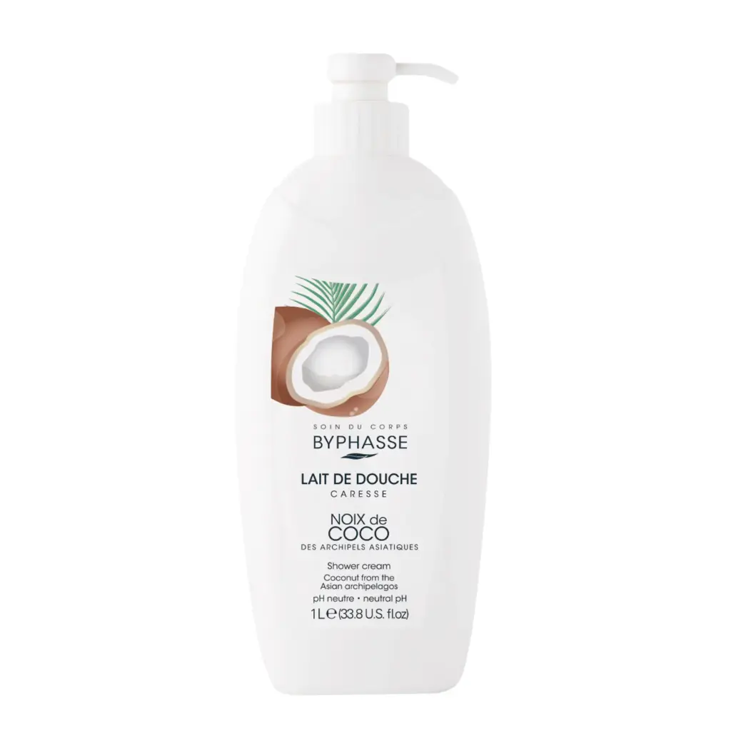 [Byphasse] Caresse Shower Cream Coconut 1L / 12