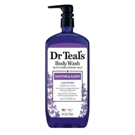 [04158-4PA] Dr Teal’s Soothe and Sleep With Lavender Body Wash 24oz 4/4