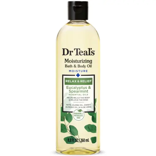 [04282-6PKN] Dr Teal's Relax & Relief Bath & Body Oil Eucalyptus 8.8oz/6