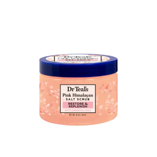 [04588-12PN] Dr Teal’s Pink Himalayan Salt Scrub 16oz 3/12