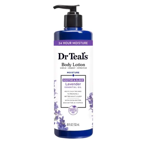 [04933-12PNR] Dr Teal’s Lavender Body Lotion 18oz /12