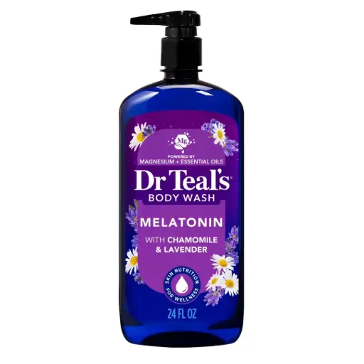 [05201-4PK] Dr Teal's Melatonin Body Wash 24oz/12