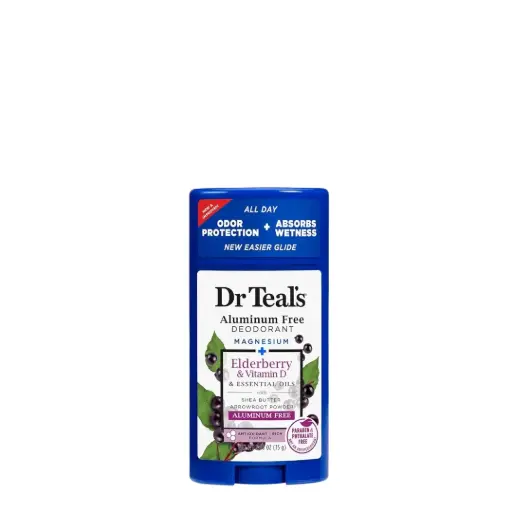 [05587-24PA] Dr Teal’s Elderberry Deodorant 2.65oz 24/6