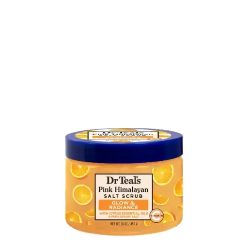 [05608-12PN] Dr Teal's Salt Body Scrub Vitamin C 16OZ 3/12