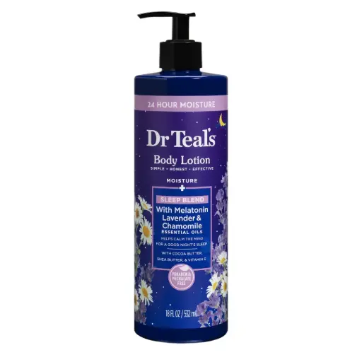 [06206-12] Dr Teal’s Sleep Blend with Melatonin & Chemomile Body Lotion 18oz 12/03