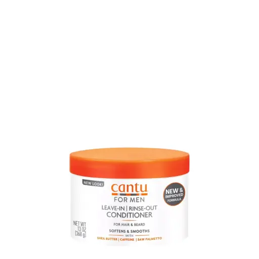 [07677-12/3EUS] Cantu Mens Leavin-In Conditioner 13OZ