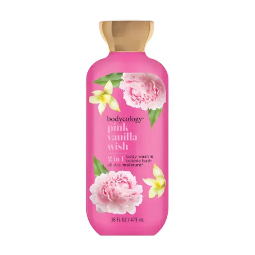 [103913-CT] Bodycology Pink Vanilla Wish Body Wash 16oz