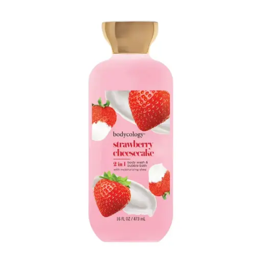 [105039-BCR] Bodycology Strawberry Cheese Cake Body Wash 16oz