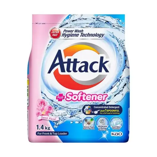 [26101979] Attack Powder Deter+Softener Sweet Floral 1.4Kg/8