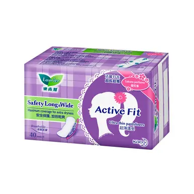 [26124949] Laurier Active Fit Safety Long & Wide Pantyliner 40s/12