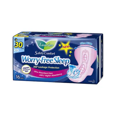 [26294916] Laurier Worry Free Sleep Night Slim Wing 30CM 16s/18