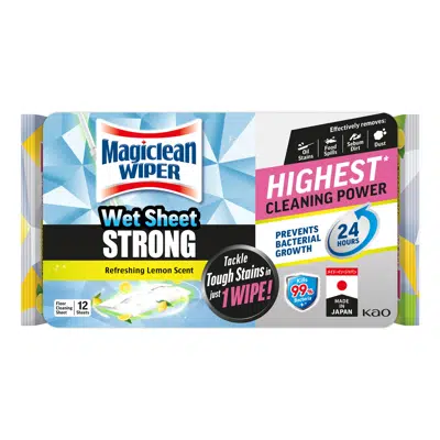 [26446620] Magiclean Wet Wiper Sheet Strong LEMON 12s /20